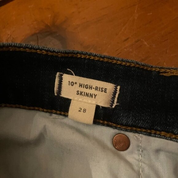 Madewell High Rise Skinny Jeans 28 x 28 - Picture 6 of 10